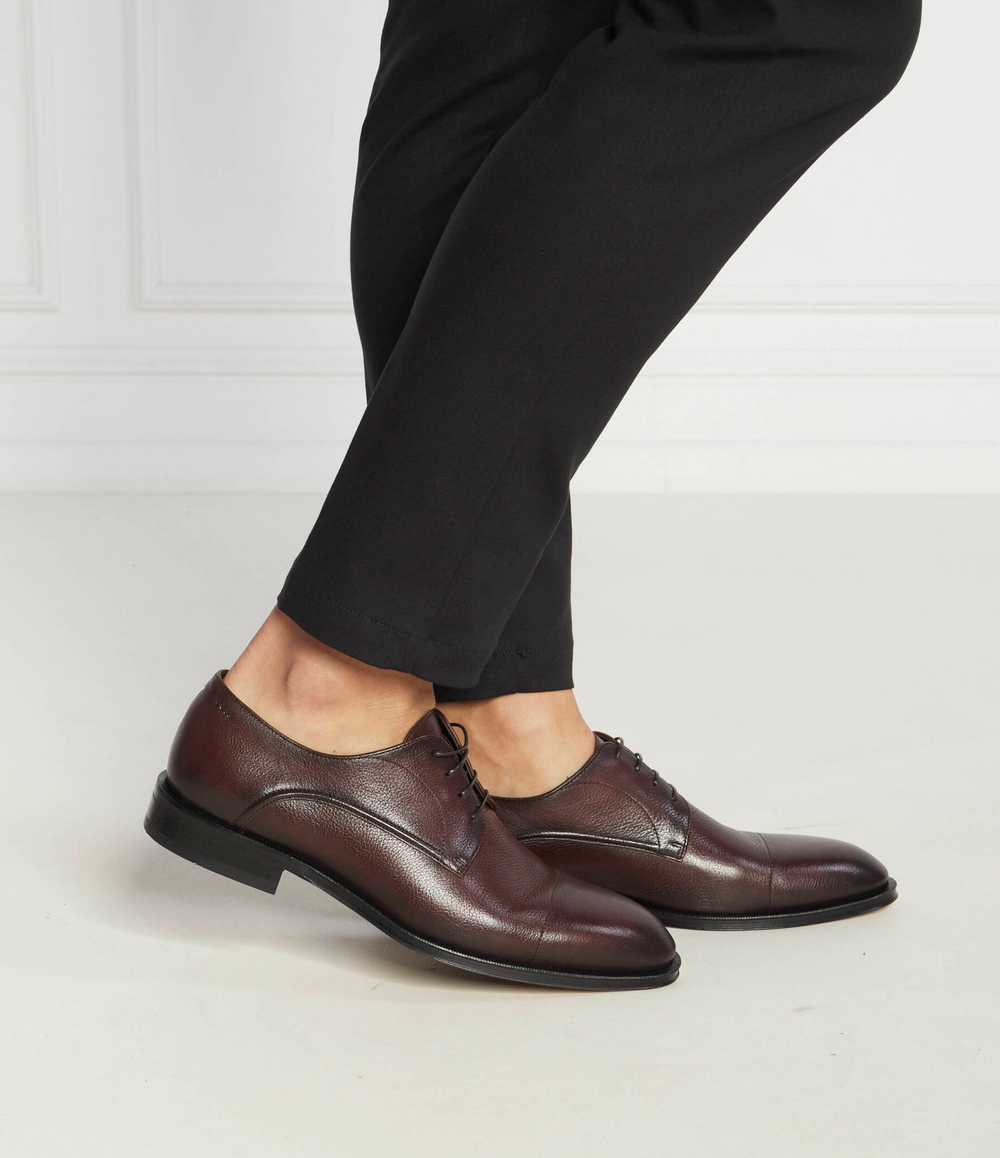 Кожаные броги derrek BOSS BLACK - коричневый(50500338)