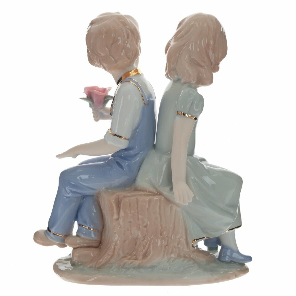 GAEM Фигурка декоративная "Мальчик и девочка", L14,5 W8 H17 см