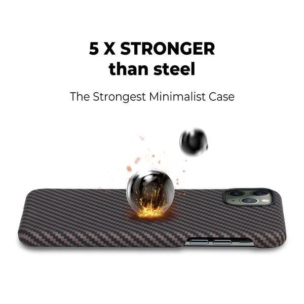 Чехол Pitaka MagEZ Case для Apple iPhone 11 Pro Max (Black/Rose Gold Twill)