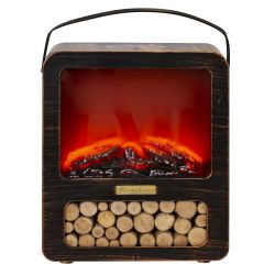 GAEM Изделие декоративное "Камин", L24,5 W9,5 H29,5 см, (подсветка, USB, 3xLR14 не прилаг.)