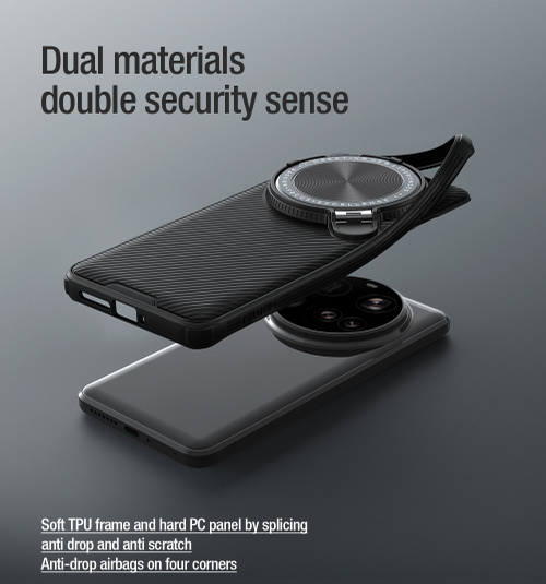 Чехол от Nillkin с металлической крышкой для камеры на Xiaomi 15 Ultra, серия CamShield Prop Case