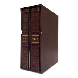 Книга «История денежного обращения в России»  в двух томах в деревянном футляре