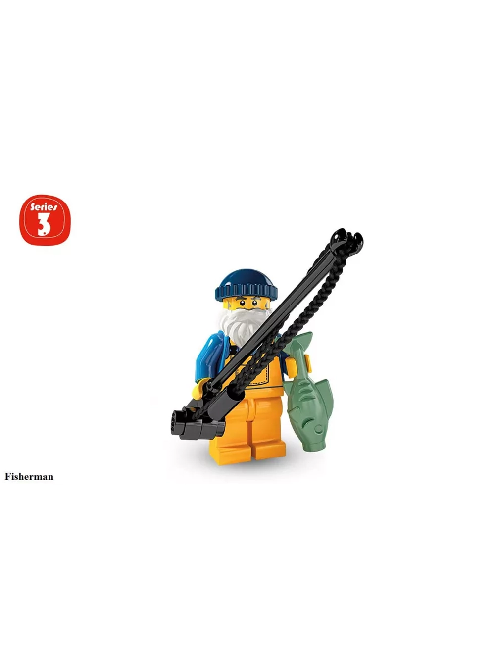 LEGO Collectable Minifigures 8803 Серия 3 Рыбак