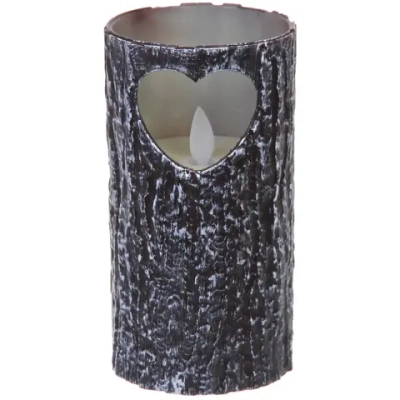 Сувенир с подсветкой «Свеча - LOVE» 7,5*15 см (работает от батареек 3 ААА)