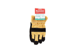 Спилковые перчатки повышенной прочности HAMMER 230-021