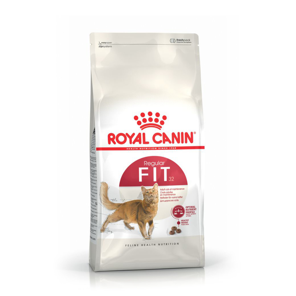 Royal Canin Fit 32 Корм сухой сбалансированный для взрослых умеренно активных кошек от 1 года - 0,4 кг