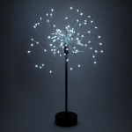 Фигура световая «Искра» 49 см с пультом, 100 ламп LED, 8 режимов на батарейках + USB питание, Белый