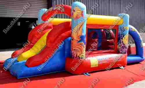 Коммерческий батут "Морской дрифт", 5.5*2.5*2 м