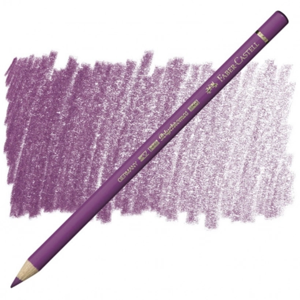 Карандаш художественный Faber-Castell "Polychromos", цвет 135 фиолетово-красный светлый