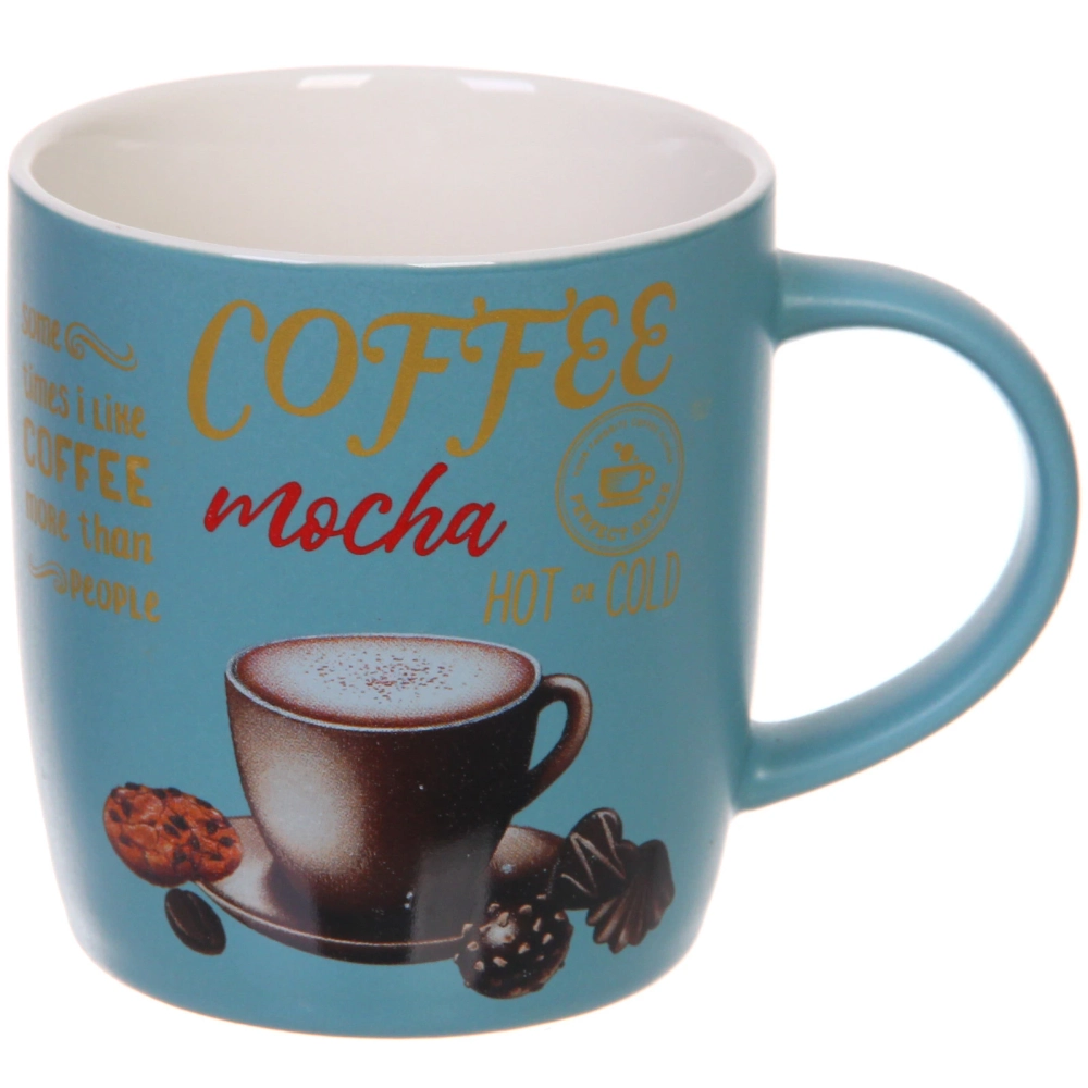 Кружка керамическая 350мл «Кофейный микс», микс рисунков