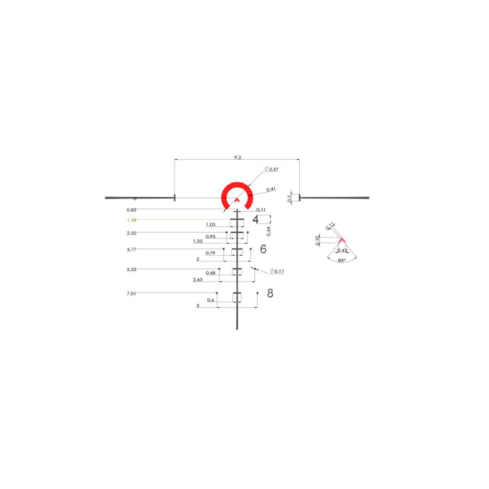 Оптический прицел Mewlite 1-6x28 FFP 34 мм IR 61001 ( Сетка BDC / с подсветкой )