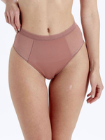 Высокие трусики Naturals High Waisted Brief (Размер: S) (Цвет: грязно-розовый)