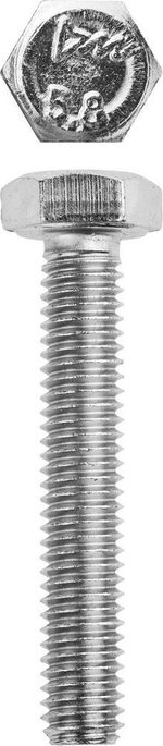 Болт ГОСТ 7798-70, M6 x 35 мм, 5 кг, кл. пр. 5.8, оцинкованный, ЗУБР