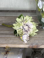 Искусственный цветок Nuvole di Stoffa античный стиль ветка 33см