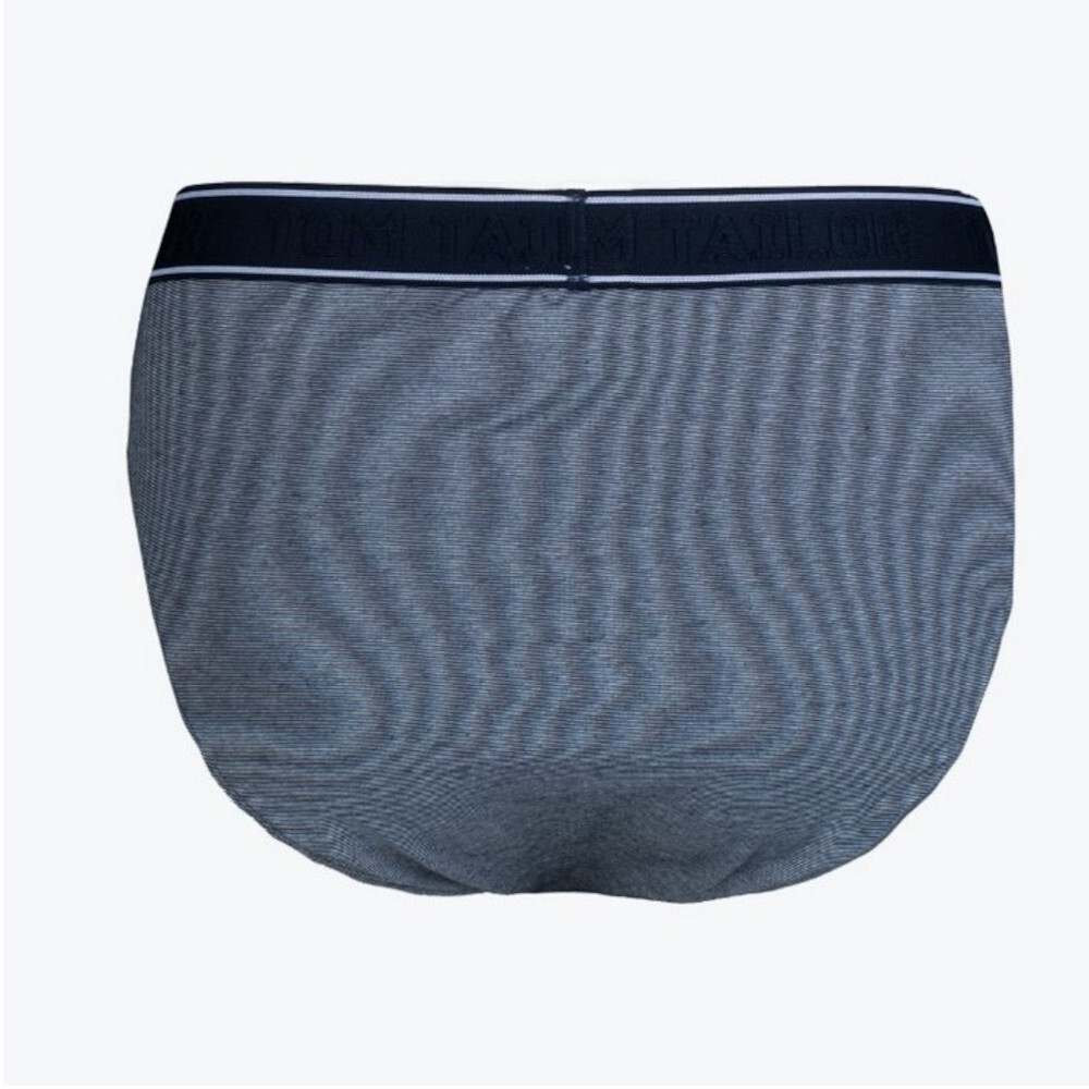 Мужские трусы слипы темно-синие с узором Tom Tailor 070538/1204 636