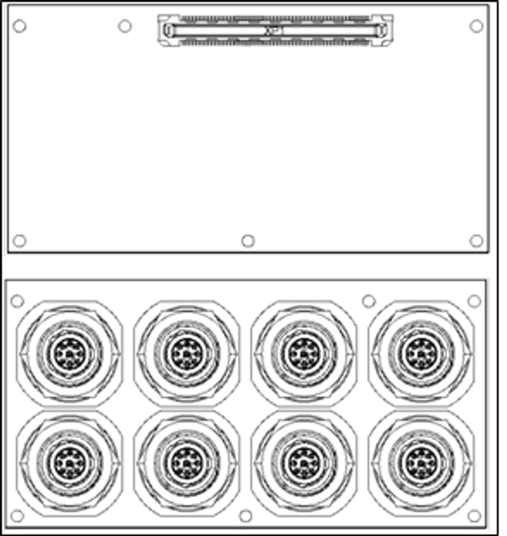 Плата IO PCIe_to_8xETH_СНЦ144