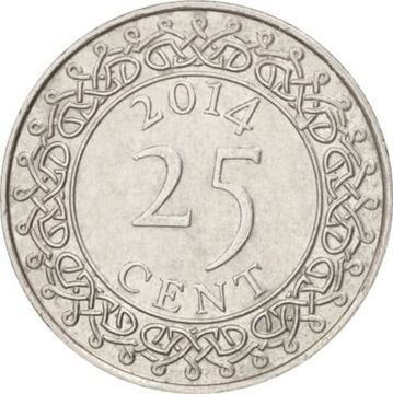 25 центов 2014 Суринам