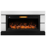 Каминокомплект: Очаг Royal Thermo Aurora RTFP/P-AR40LS, портал Moderno 42/40/36, белый