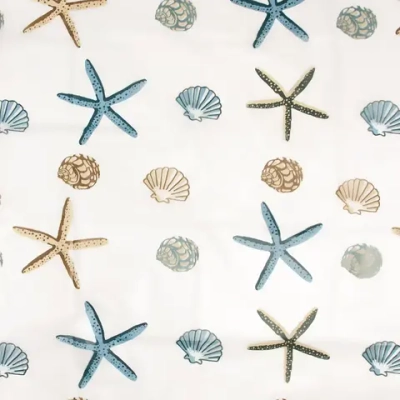 Штора для ванной EVA 180*180"Селфи» Ракушки