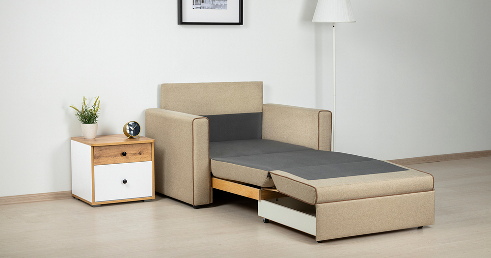 Диван кровать Найс, Бежевый