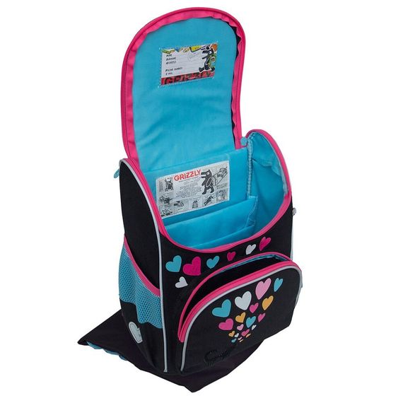 Çanta \ Bag \ RAm-484-2 Рюкзак школьный с мешком (/1 черный)