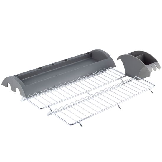 Сушилка для посуды из хромированной стали с поддоном Kamille KM 0769A