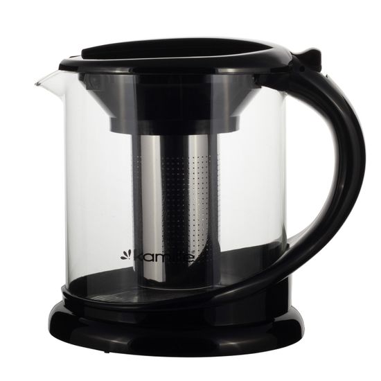 Стеклянный заварочный чайник 1500 мл. Kamille KM 0781L со съемным ситечком