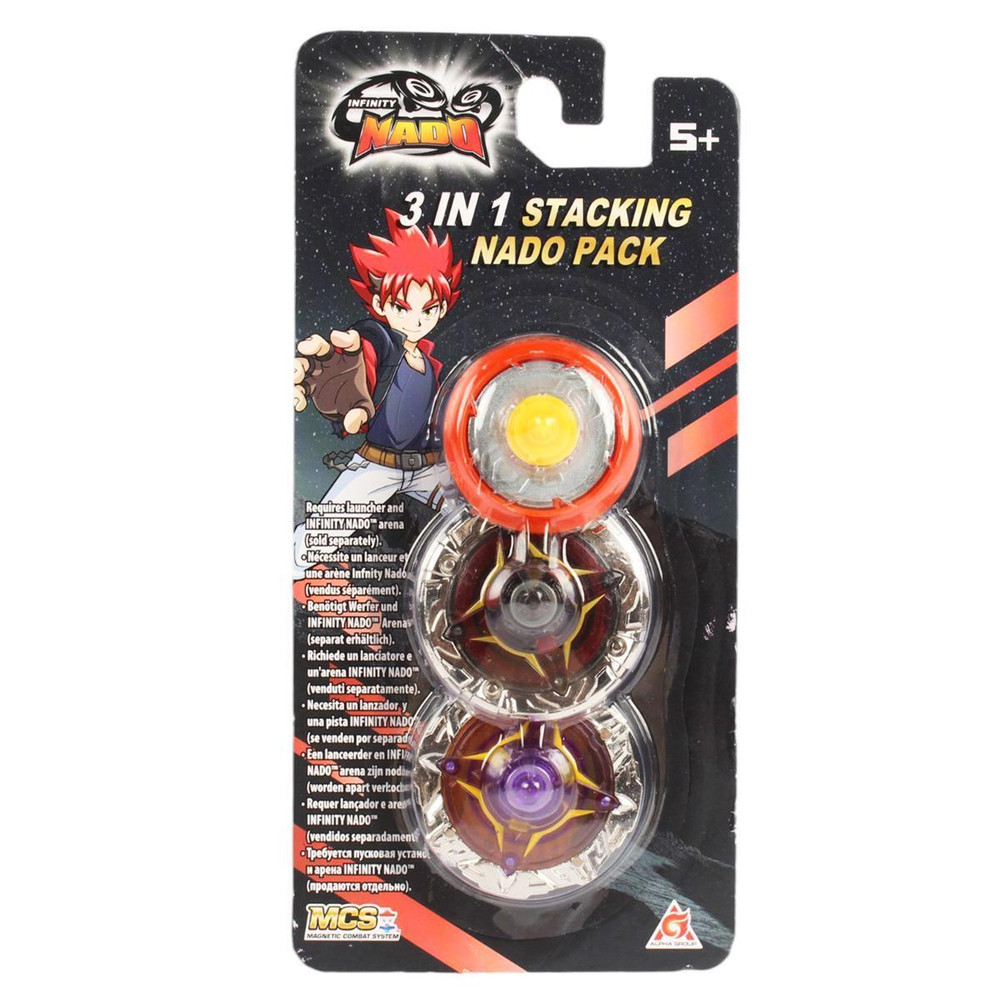 Инфинити Надо. Волчок Стакинг 3-в-1 Fiery Dragon. (Росмэн)