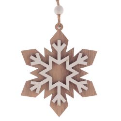 GAEM Украшение новогоднее "Снежинка", L8 W1 H10,5 см, 3в.