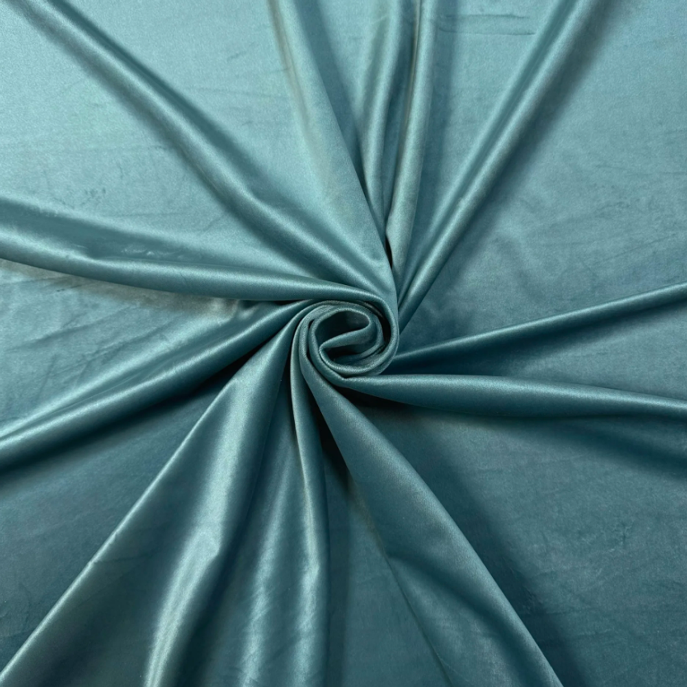 Бархат бирюзовый оптом, 305 см, арт. 999-37