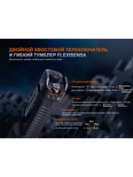 Фонарь Fenix тактический TK35R 5800 люмен с ультрафиолетом