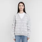 Кардиган Dissident Logo Pattern Серый