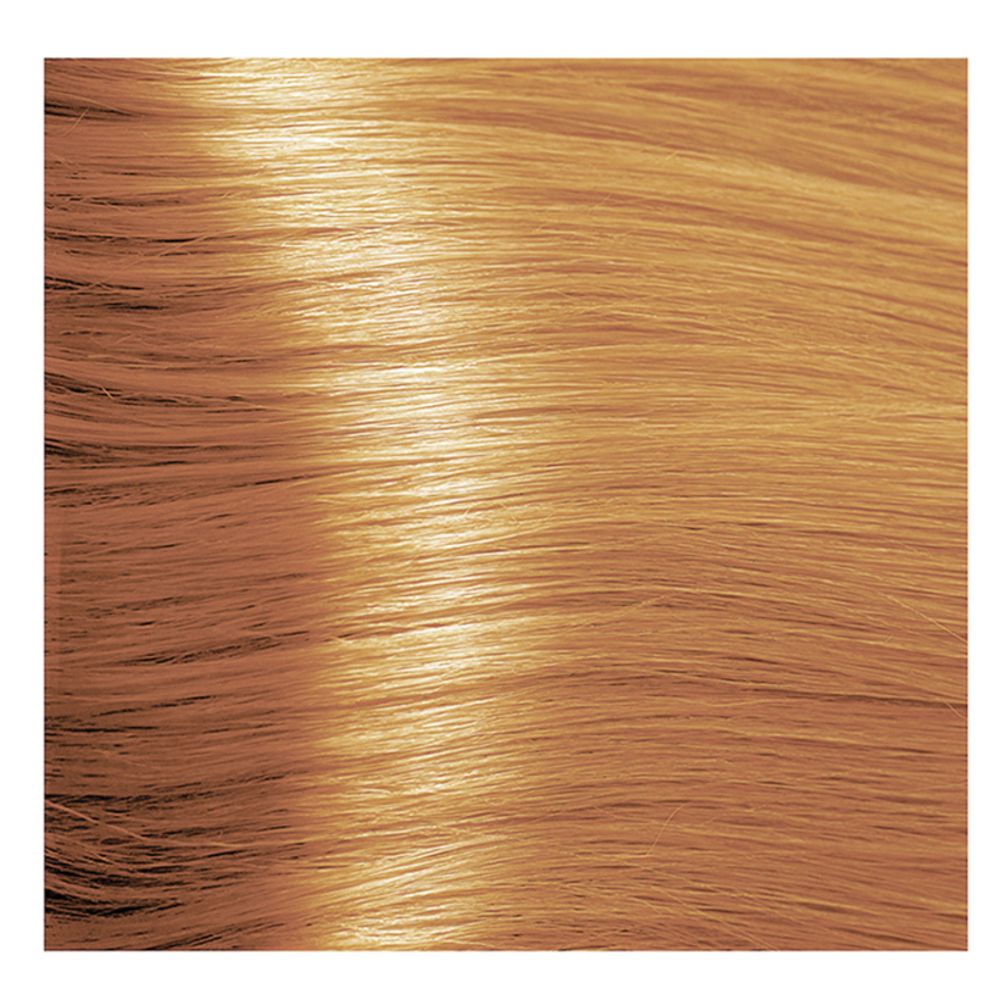 Крем краска для волос с гиалуроновой кислотой Kapous, 100 мл - HY 9.34 Очень светлый блондин золотистый медный