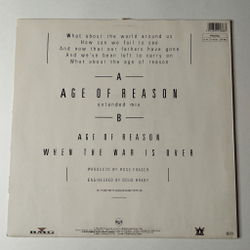 Винтажная виниловая пластинка LP John Farnham Age Of Reason (Germany 1988) Maxi Single 45 RMP