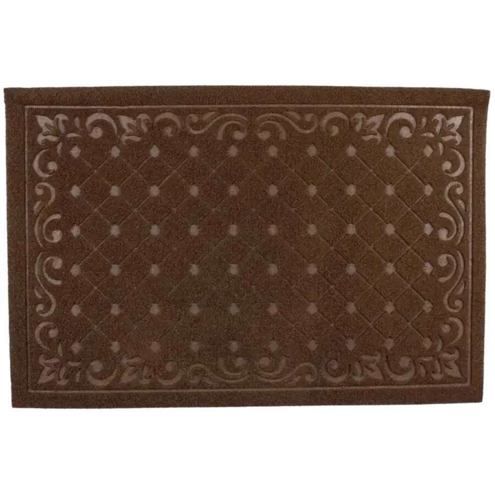 Коврик влаговпитывающий, 40*60 см. Ромбы коричневый
