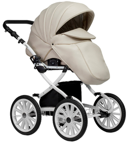 Детская коляска Indigo Special Plus 3 в 1 с автокреслом Avionaut Cosmo Is07 св.бежевый