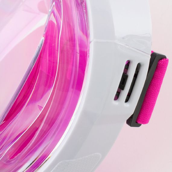 Маска полнолицевая Seac Fun белый/розовый