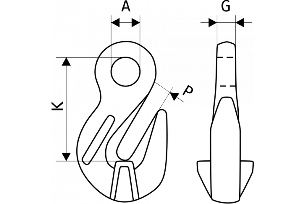Крюк укорачивающий 31,5 т, размер 32-8