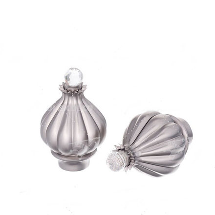 Наконечники "Аладдин" d16 мм, цвет хром матовый