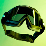 Очки внедорожные CKX WIN ASSAULT LD/MIR SMKL, чёрный матовый