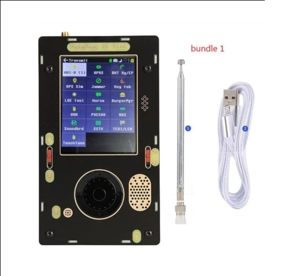 HackRF one + Portapack H2 Plus