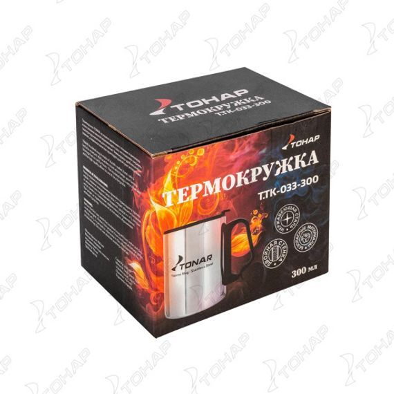 Термокружка 300ML с пл. крышкой (T.TK-033-300) Тонар