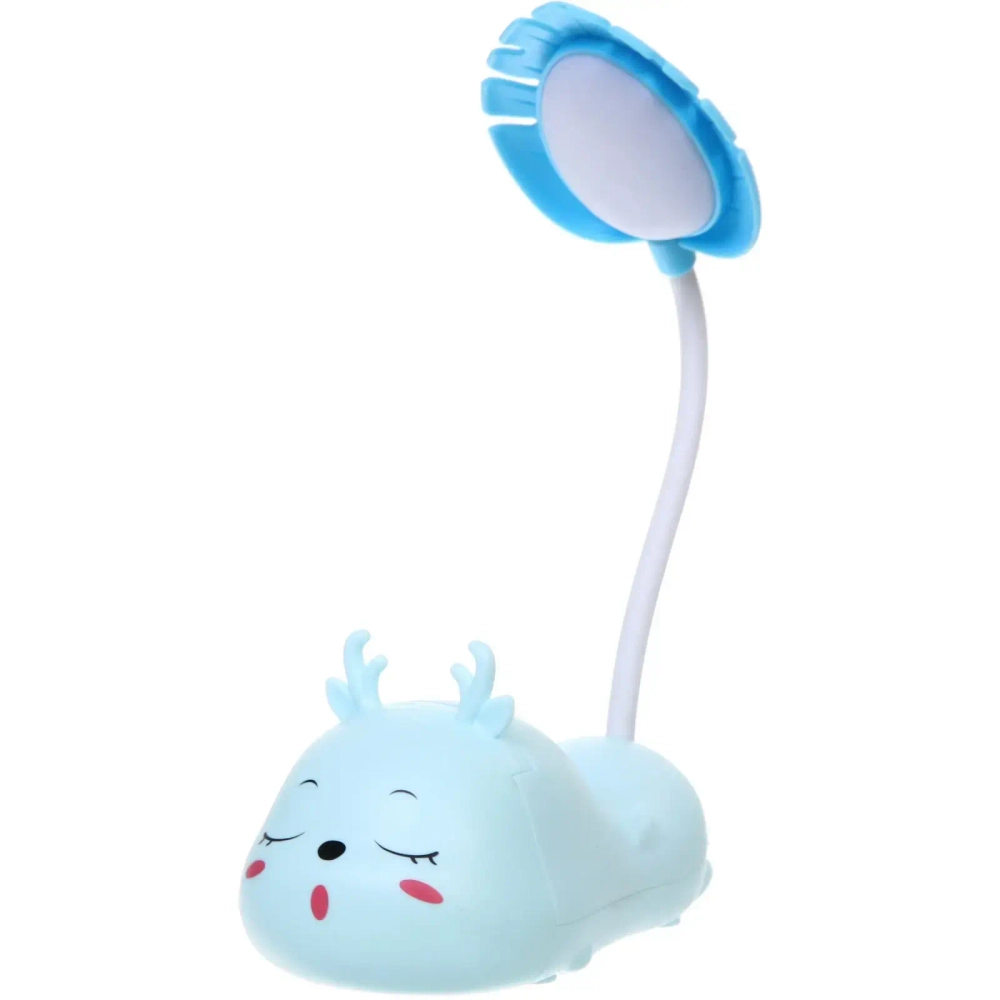 Настольная лампа «Sweet deer» 7.5*13.5*20 см LED, USB 0.6-3W, Голубой