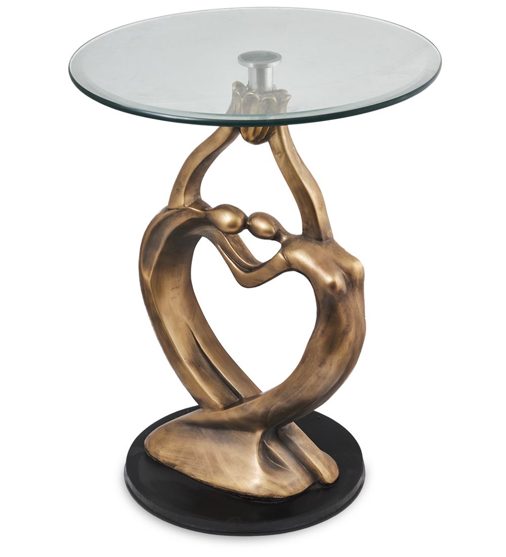 ALF 031/0931 Статуэтка«Влюбленная пара»+ стекло (35*60*35*46)