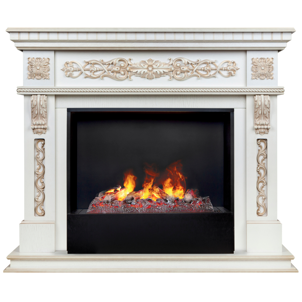 Каминокомплект Real Flame Estella 25,5/26 WT с очагом 3D Cassette 630