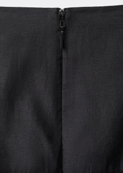 Полупрозрачная миди-юбка из шелка