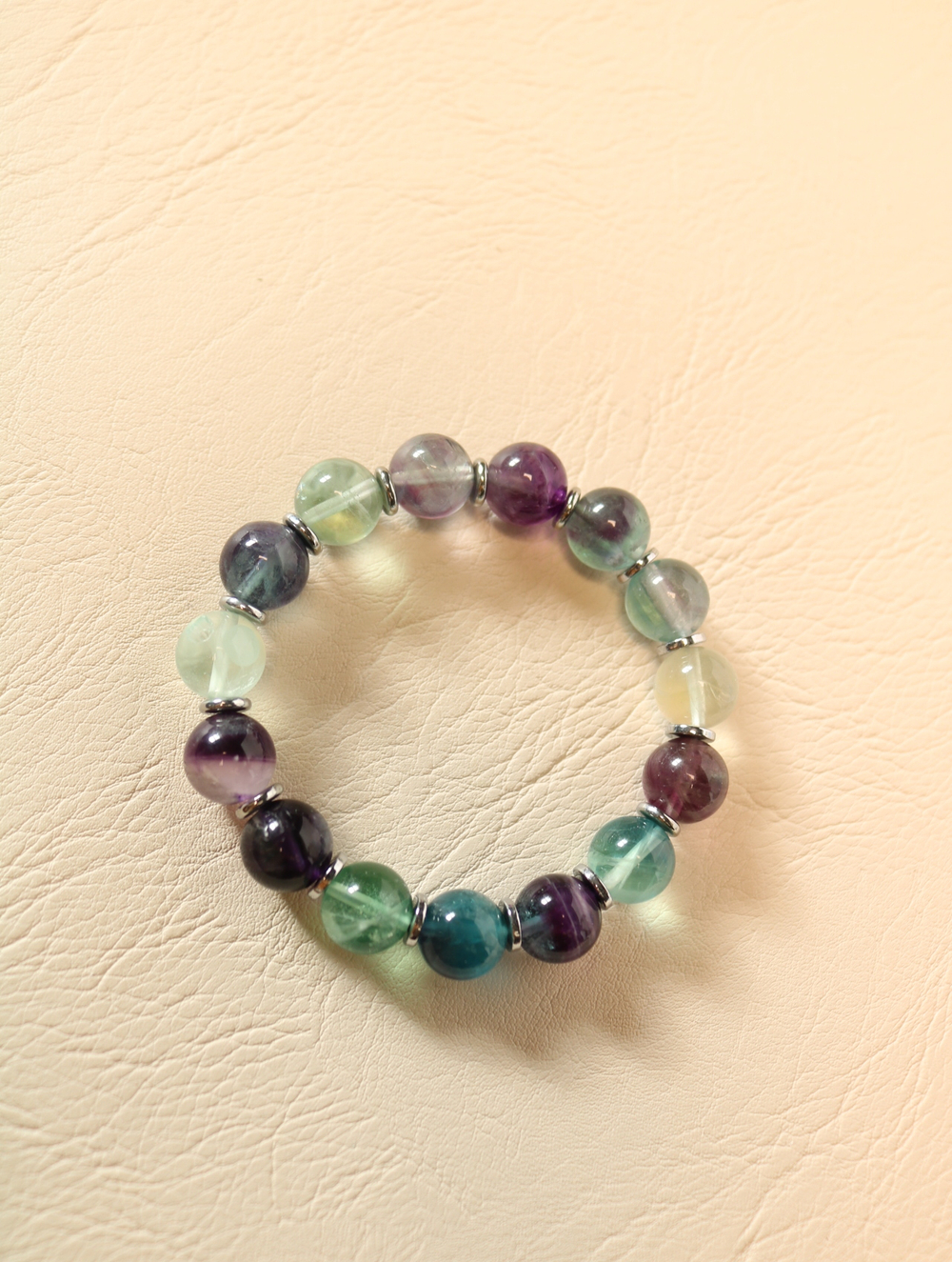 Браслет из флюорита "Радуга ясности"