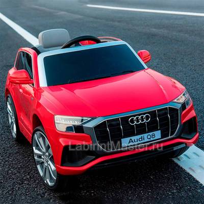 Детский электромобиль "AUDI Q8" 12V, красный