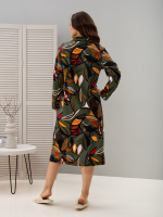 Халат Х-138/хаки-осеннийлист