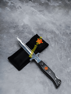 Тактический складной нож финка НКВД туристический Черный